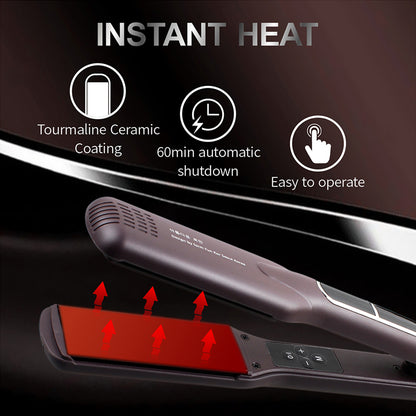 Professional Fluffy Hair Straightener Iron for Salons