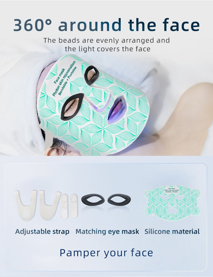 Photonic Silica Gel Facial Mask Rejuvenation Lamp