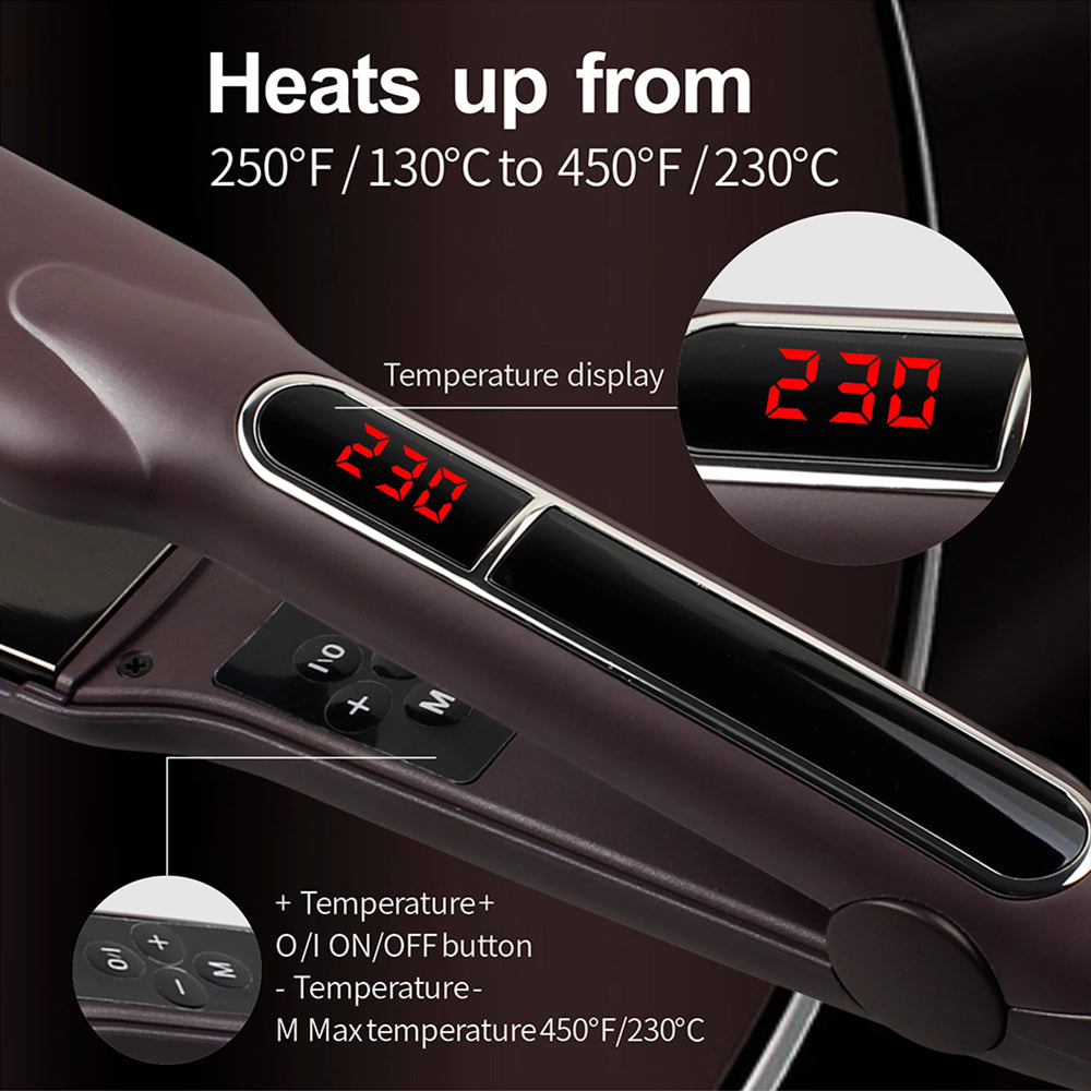 Professional Fluffy Hair Straightener Iron for Salons