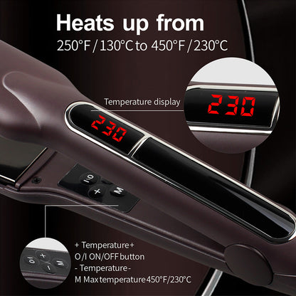 Professional Fluffy Hair Straightener Iron for Salons